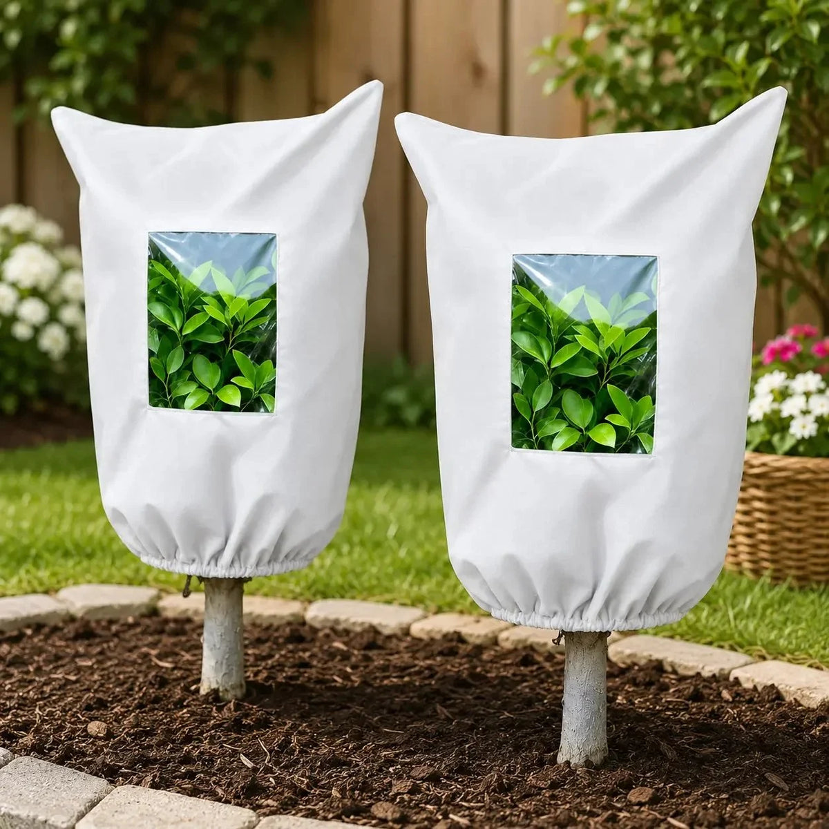 🔥Last Day 60% OFF🌿 WINTER GARDEN ESSENTIAL | Plant Frost Protection Cover – Breathable Reusable Cover for Shrubs, Pots & Young Trees
