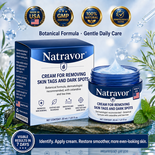 Natravor® 7-𝐃𝐚𝐲 𝐒𝐤𝐢𝐧 𝐓𝐚𝐠 & 𝐒𝐩𝐨𝐭 𝐄𝐫𝐚𝐬𝐞𝐫 𝐂𝐫𝐞𝐚𝐦 (Zero Pain, Zero 𝐒𝐜𝐚𝐫𝐬 Formula)