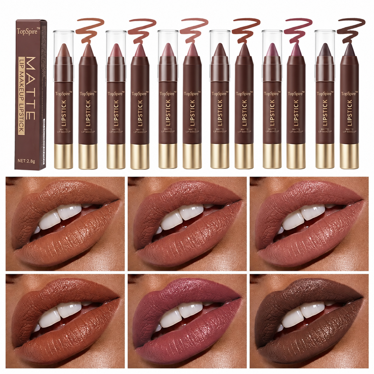 Matte Lipstick Set(12PCS)