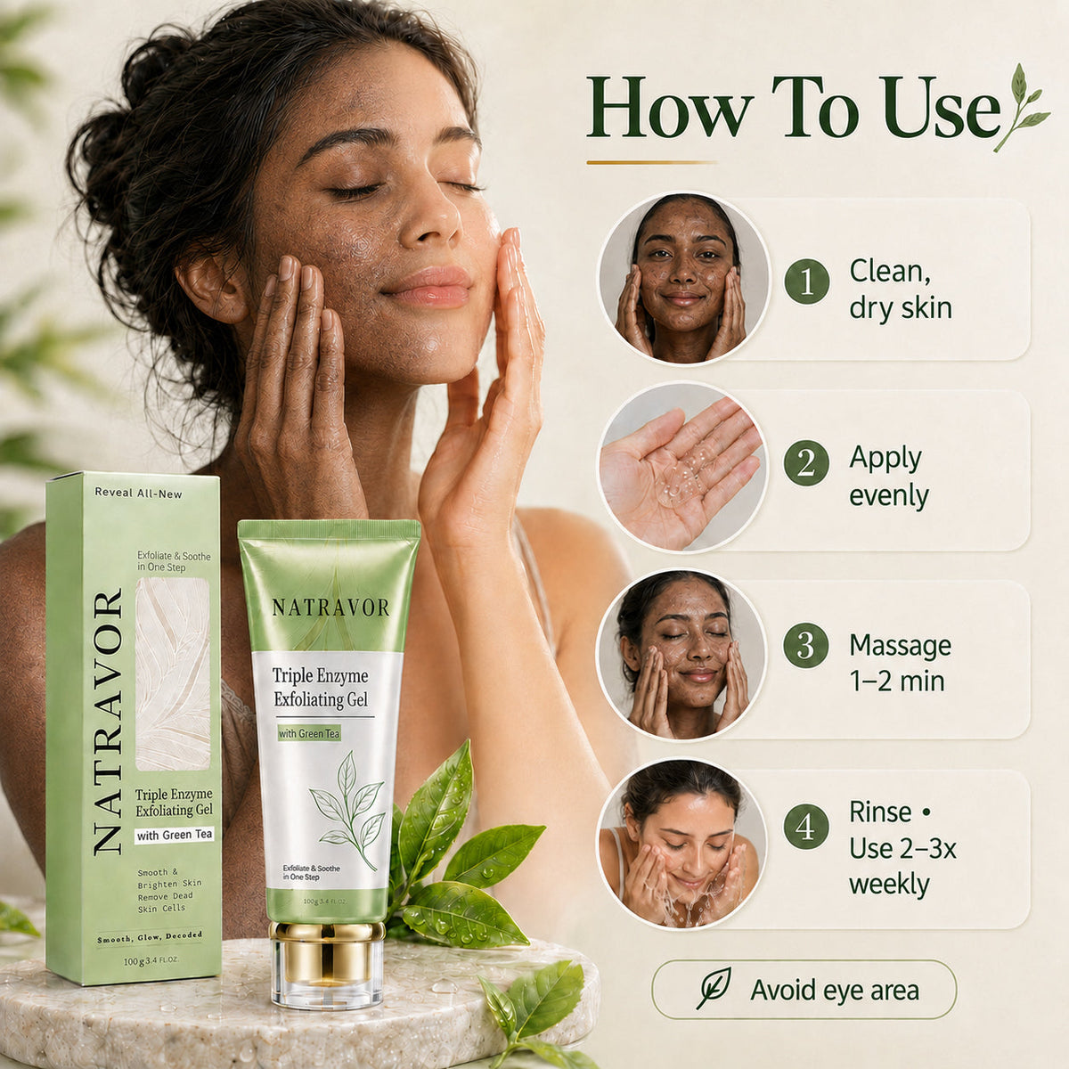 Exfoliating Cream – For Smoother, Brighter-Looking Skin