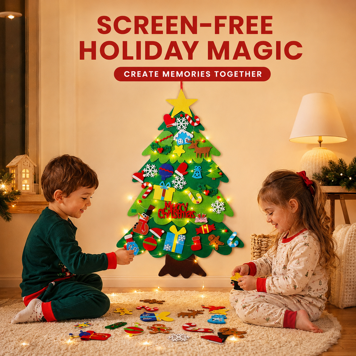 🔥Last Day 50% OFF🎁 - Felt Christmas Tree🎄