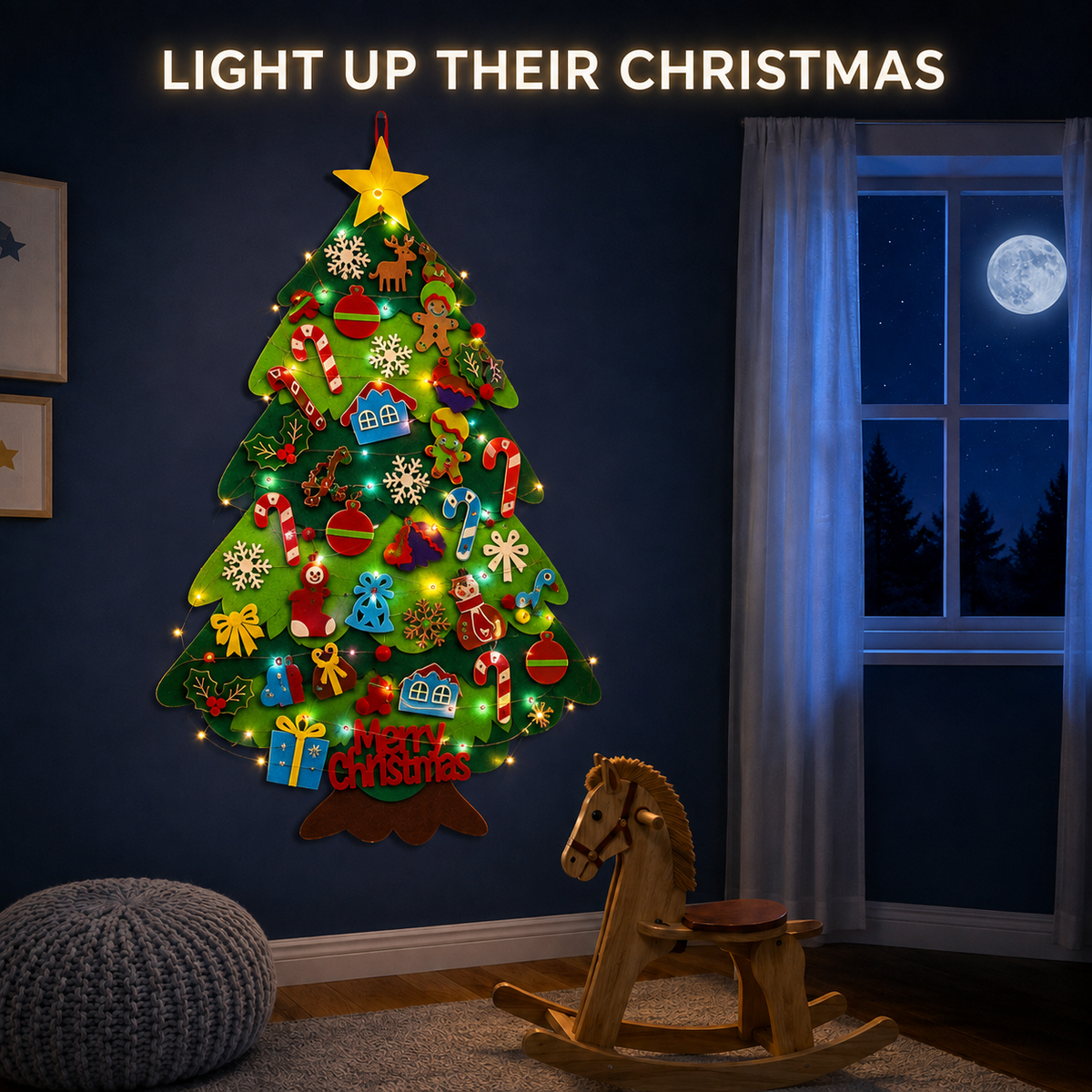 🔥Last Day 50% OFF🎁 - Felt Christmas Tree🎄