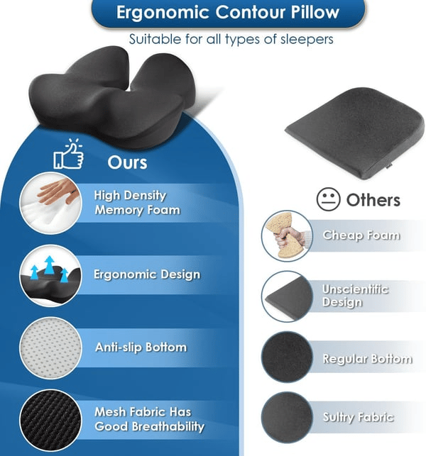 🎁LAST DAY 49% OFF🎁Ergonomic Memory Foam Seat Cushion