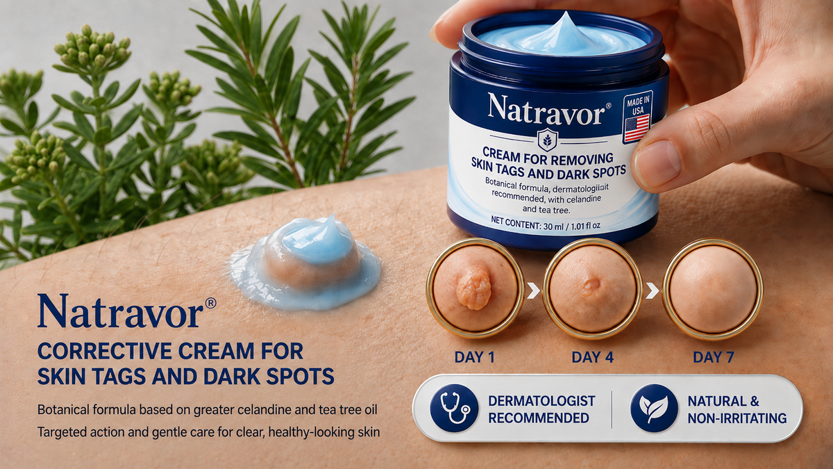 Natravor® 7-𝐃𝐚𝐲 𝐒𝐤𝐢𝐧 𝐓𝐚𝐠 & 𝐒𝐩𝐨𝐭 𝐄𝐫𝐚𝐬𝐞𝐫 𝐂𝐫𝐞𝐚𝐦 (Zero Pain, Zero 𝐒𝐜𝐚𝐫𝐬 Formula)