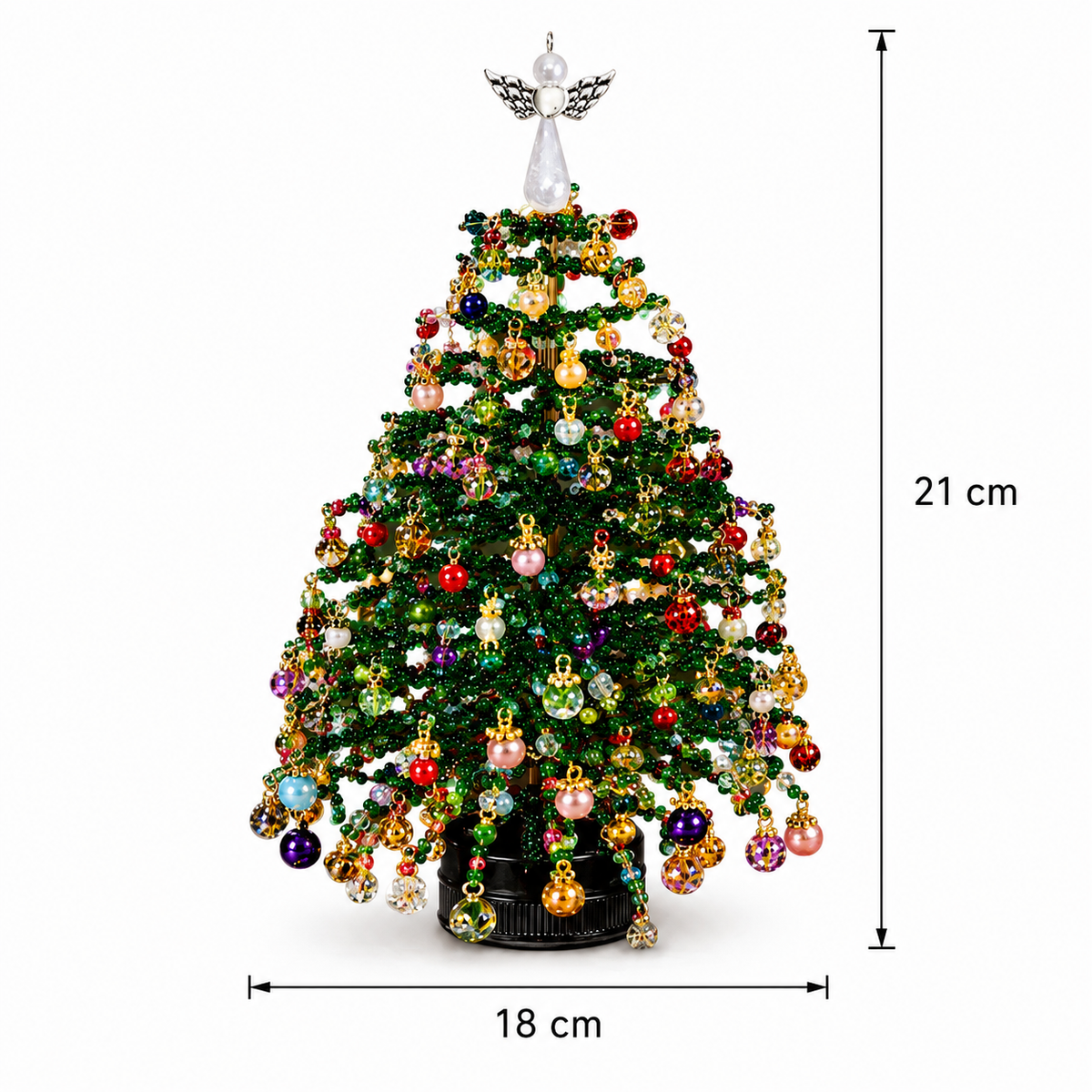 🎄Last Day 49% OFF – ✨ DIY Beaded Christmas Tree Kit – 🎅Create Your Own Sparkling Holiday Decoration