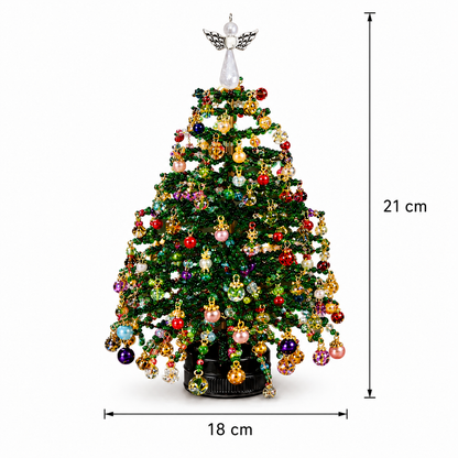🎄Last Day 49% OFF – ✨ DIY Beaded Christmas Tree Kit – 🎅Create Your Own Sparkling Holiday Decoration