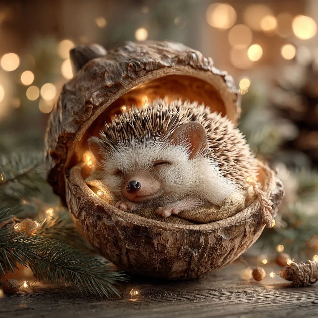 🎁❤️ Forest Animal Acorn Ornaments – Cozy Forest Christmas Ornaments （ 2D ）