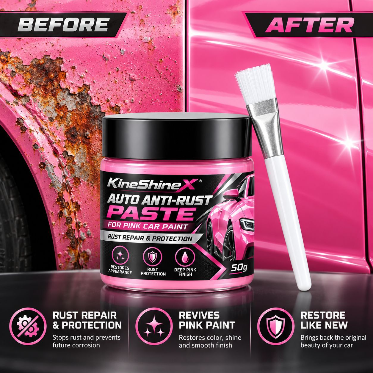 Pink（50G+Brush）