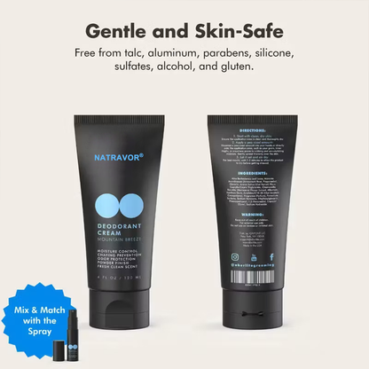 Deodorant Cream Stay Dry, Smell Fresh, Men's Hygiene Cream for Private Parts for Silky Feel | Moisture Control for Gentle Comfort Body Care