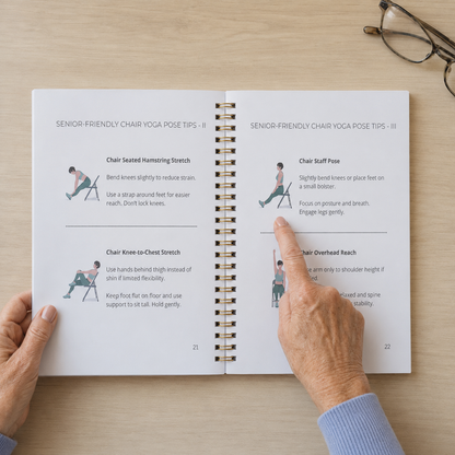💖Celebrating 100,000+ Happy Customers🔥The Complete Guide to Chair Yoga for Seniors Over 60