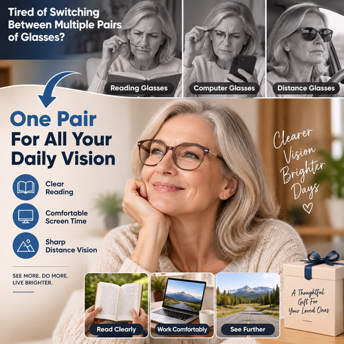🏆Multifocal Glasses | Smart Adaptive Technology