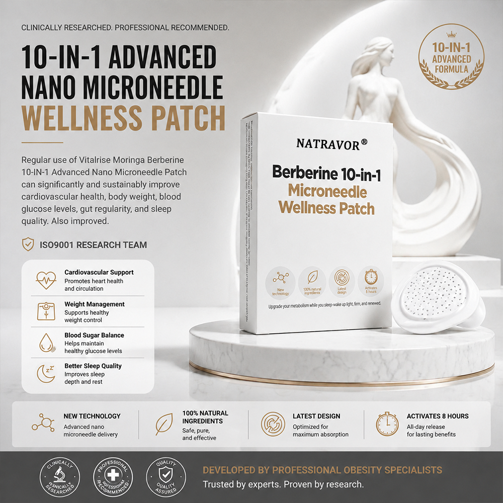 🔥NATRAVOR® Nano Microneedle Patch – Innovative Beauty & Body Wellness Solution