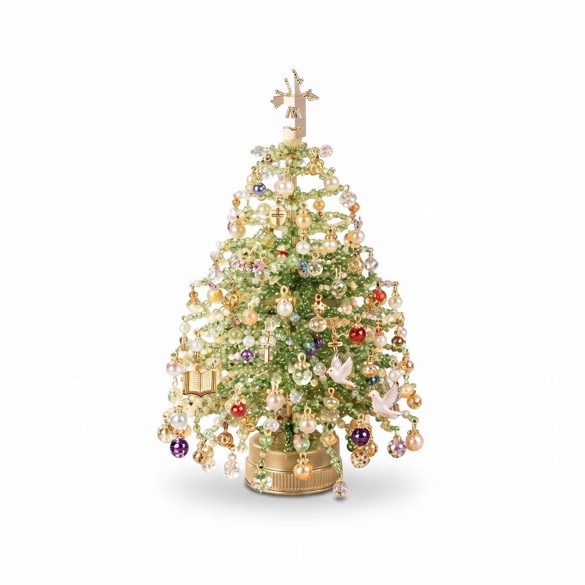 🎄Last Day 49% OFF – ✨ DIY Beaded Christmas Tree Kit – 🎅Create Your Own Sparkling Holiday Decoration