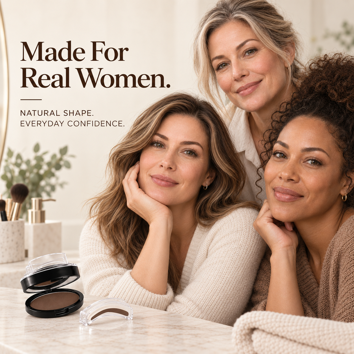 5-Second Brow Stamp Kit – Natural, Fuller-Looking Brows