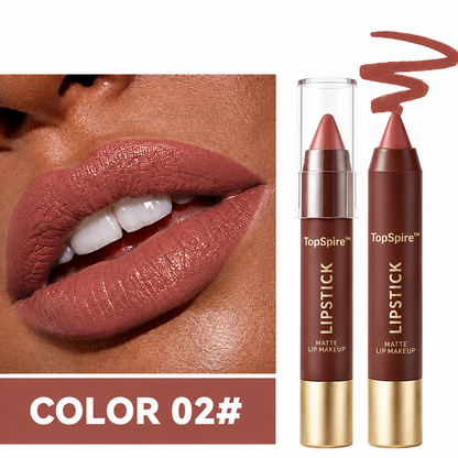 TopSpire™ 6PCS/Set Luxury Matte Lipstick – Soft Velvet Finish & All-Day Color