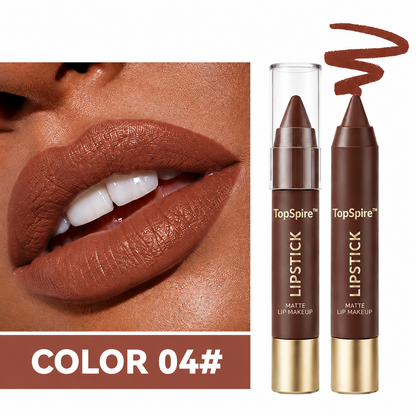 TopSpire™ 6PCS/Set Luxury Matte Lipstick – Soft Velvet Finish & All-Day Color