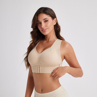 ✨ Front-Closure Posture Bra | Wireless & Breathable ☁️