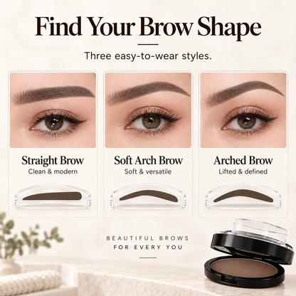 5-Second Brow Stamp Kit – Natural, Fuller-Looking Brows