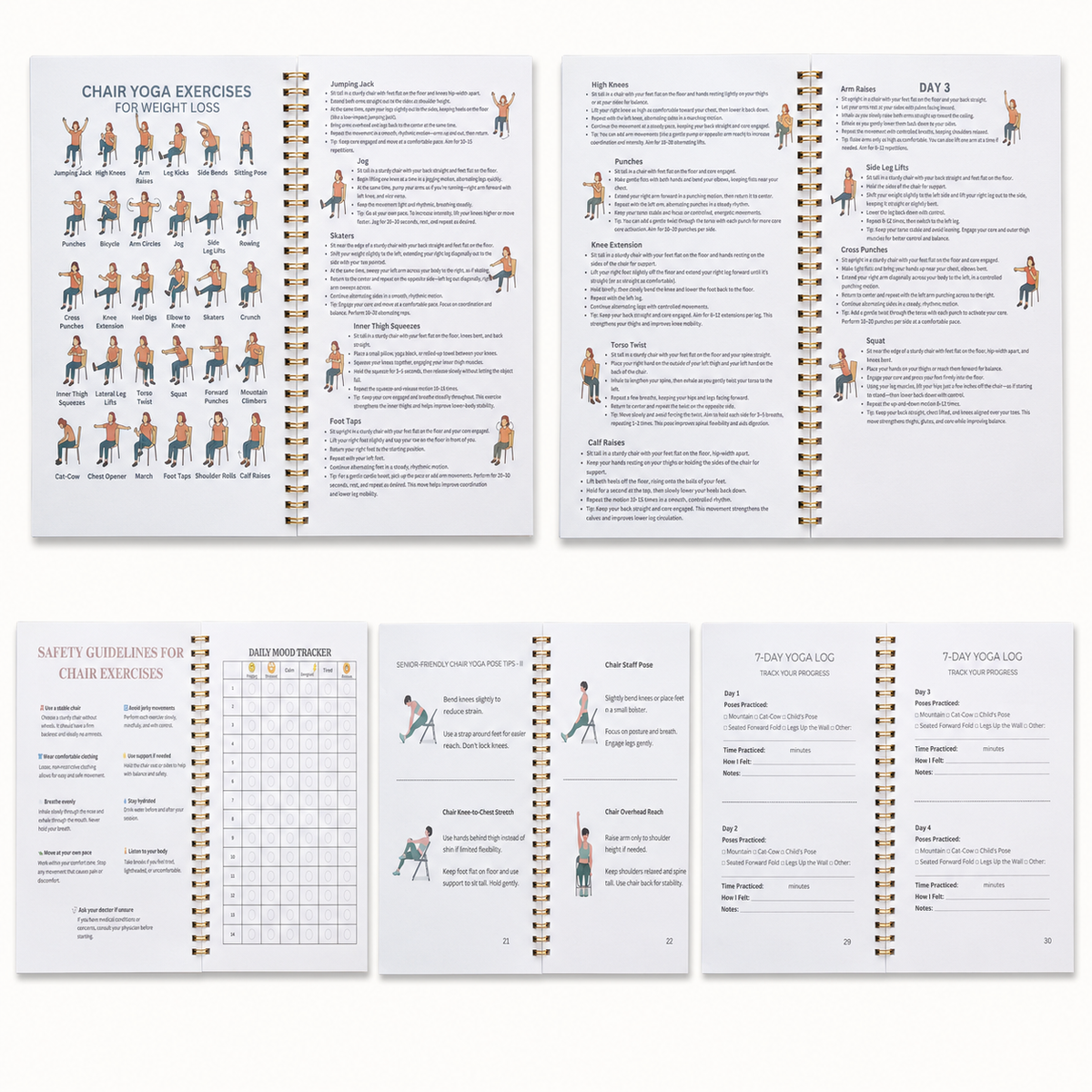 💖Celebrating 100,000+ Happy Customers🔥The Complete Guide to Chair Yoga for Seniors Over 60