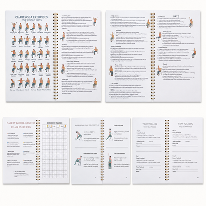 💖Celebrating 100,000+ Happy Customers🔥The Complete Guide to Chair Yoga for Seniors Over 60